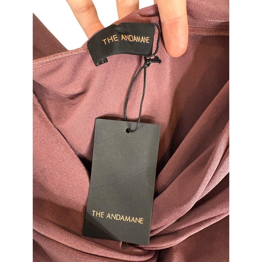 The Andamane Kendall Jumpsuit Off Shoulder Twist Front Catsuit Evening Y2k S - Picture 7 of 12
